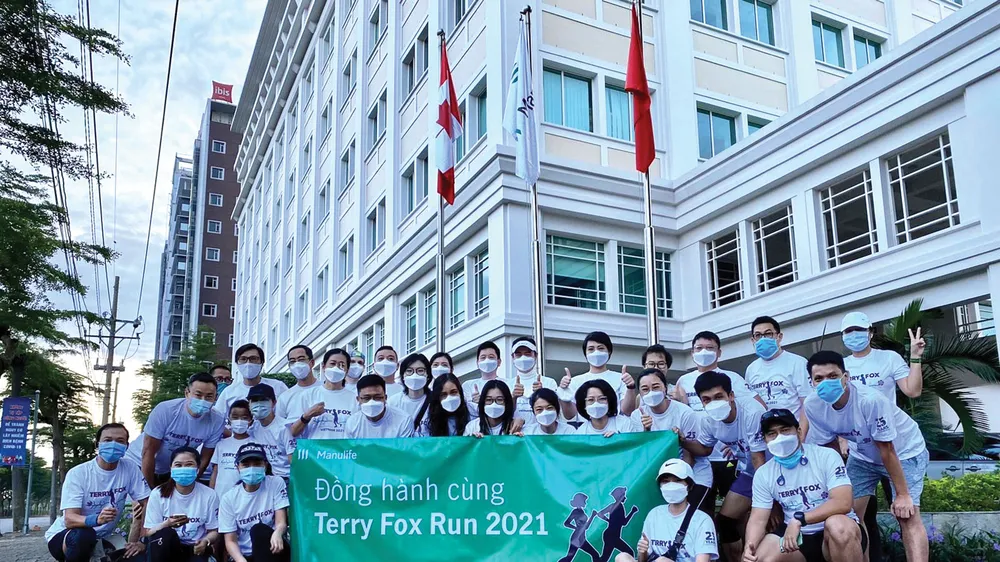 Manulife Việt Nam tiếp tục đồng hành Terry Fox Run 2021
