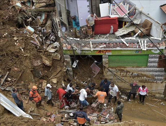 Ít nhất 38 người thiệt mạng do mưa lũ tại Brazil 