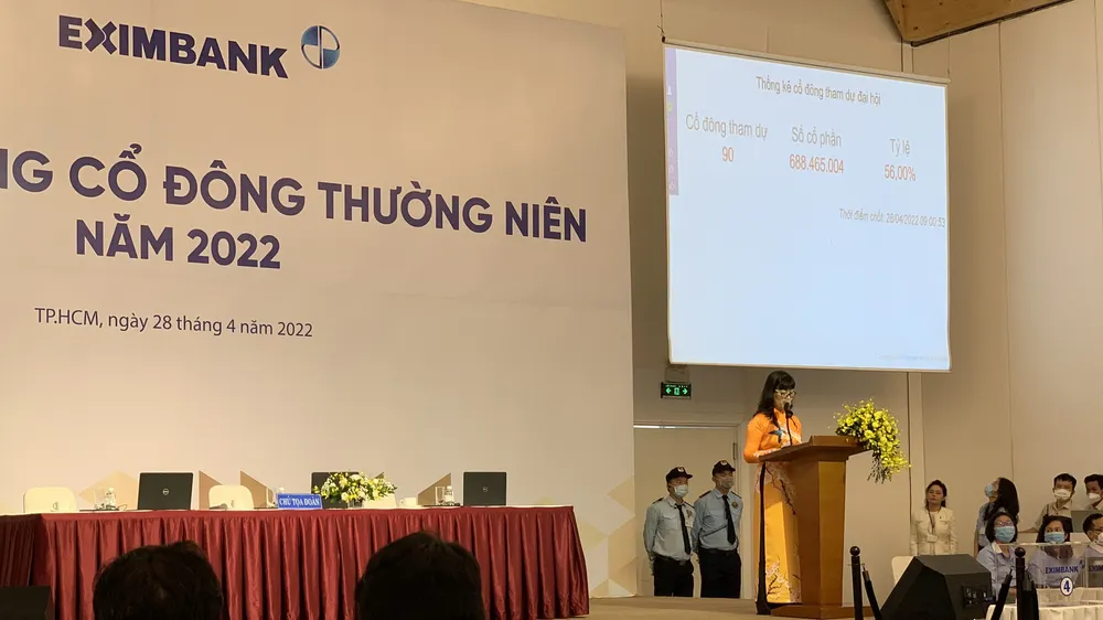 Đại hội đồng cổ đông Eximbank bất thành 