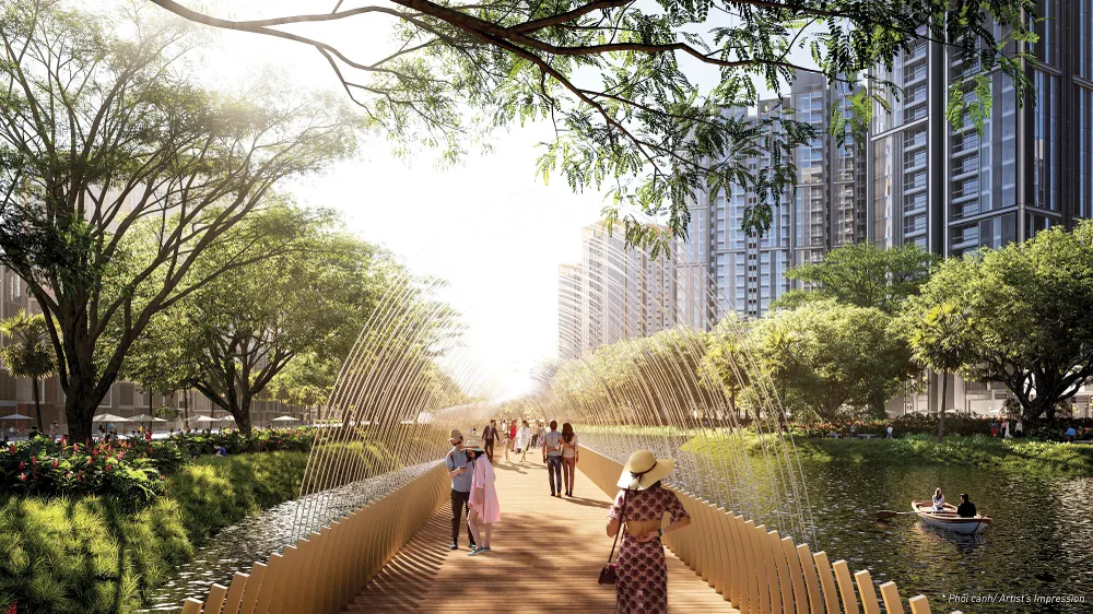 Vịnh tình yêu: Nơi hẹn hò lý tưởng tại downtown mới của TPHCM