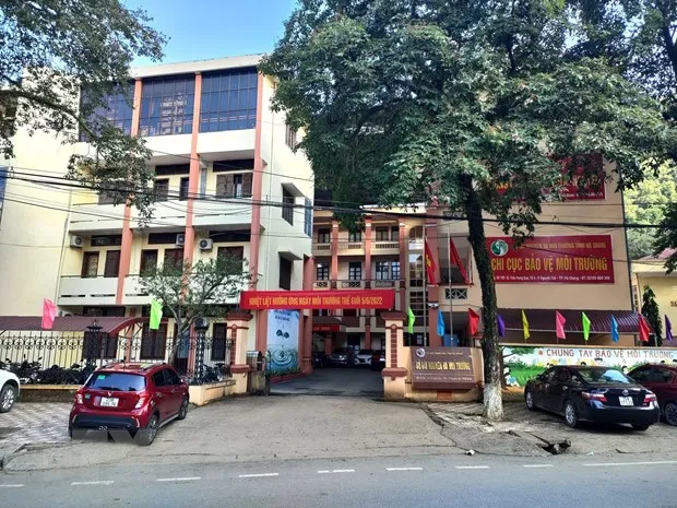 Trụ sở Sở Tài nguyên và Môi trường Hà Giang. Ảnh:TTXVN