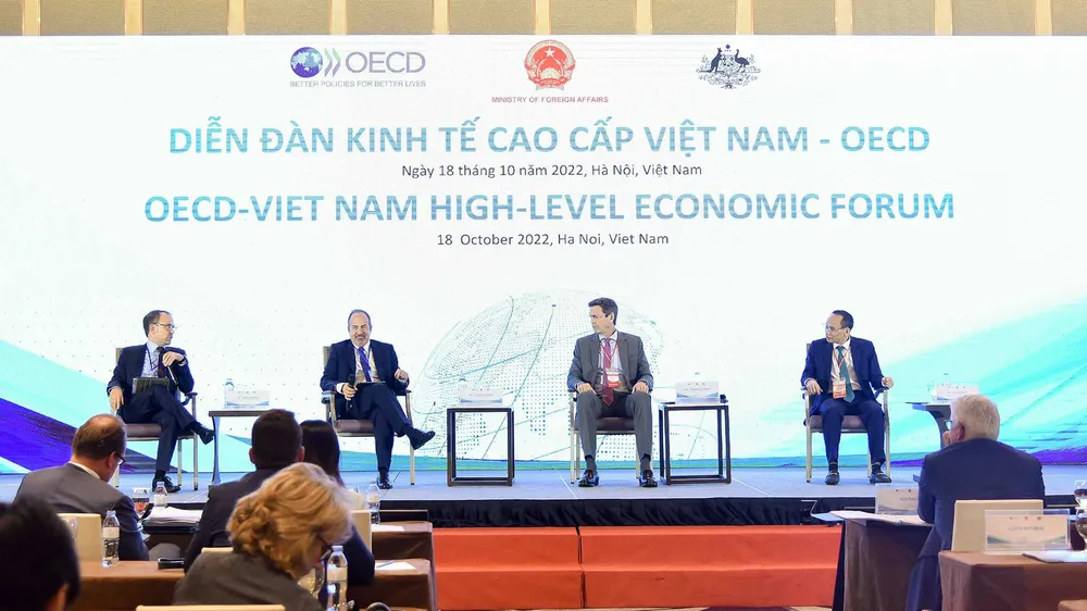 Diễn đàn kinh tế cao cấp Việt Nam-OECD năm 2022. Nguồn: VGP
