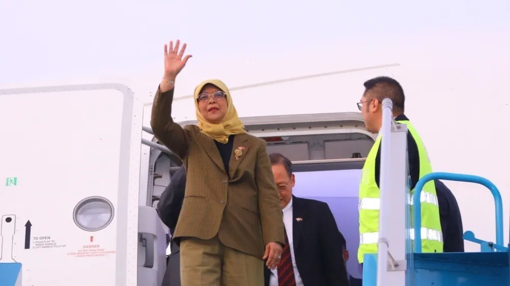 Tổng thống Singapore Halimah Yacob. Ảnh: TTXVN