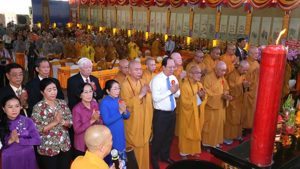 Phó Bí thư Thành ủy TPHCM Nguyễn Hồ Hải dự khai mạc Đại lễ Trai Đàn cầu an năm 2022