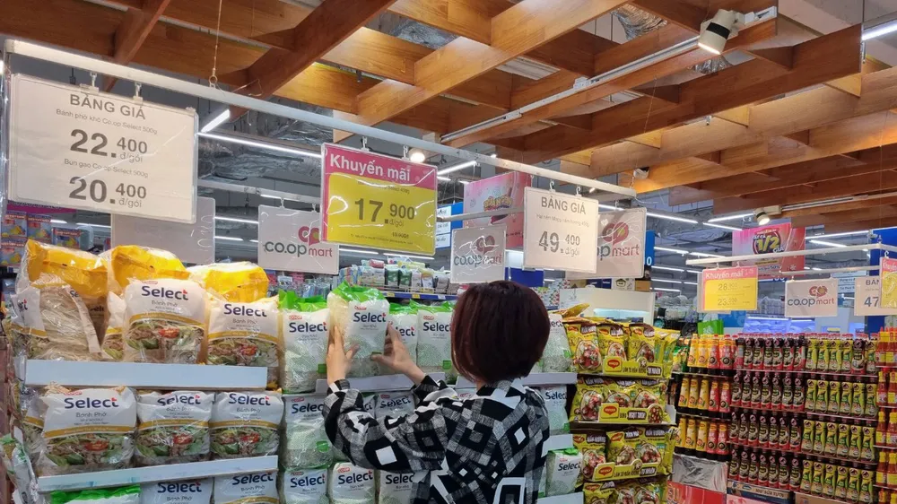 Nhiều sản phẩm hàng nhãn riêng mang thương hiệu Co.op được tin dùng trên thị trường