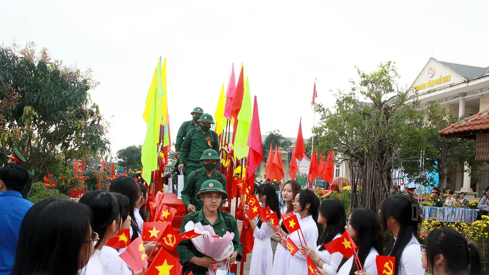 Quảng Nam: 2.454 thanh niên lên đường nhập ngũ