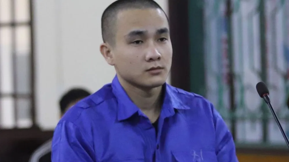 Bị cáo Đàm Minh Quang tại phiên tòa 