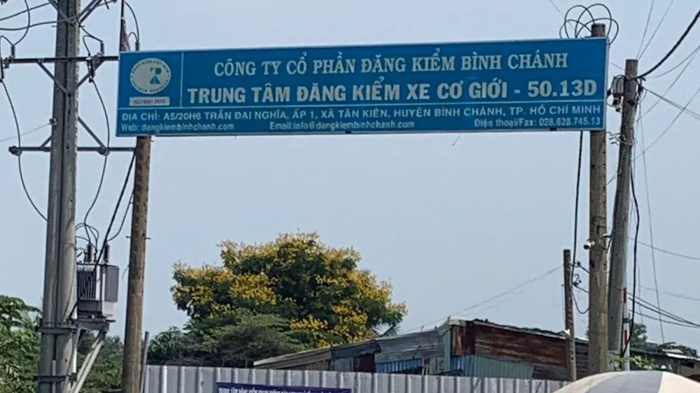 Khám xét thêm trung tâm đăng kiểm 50-13D
