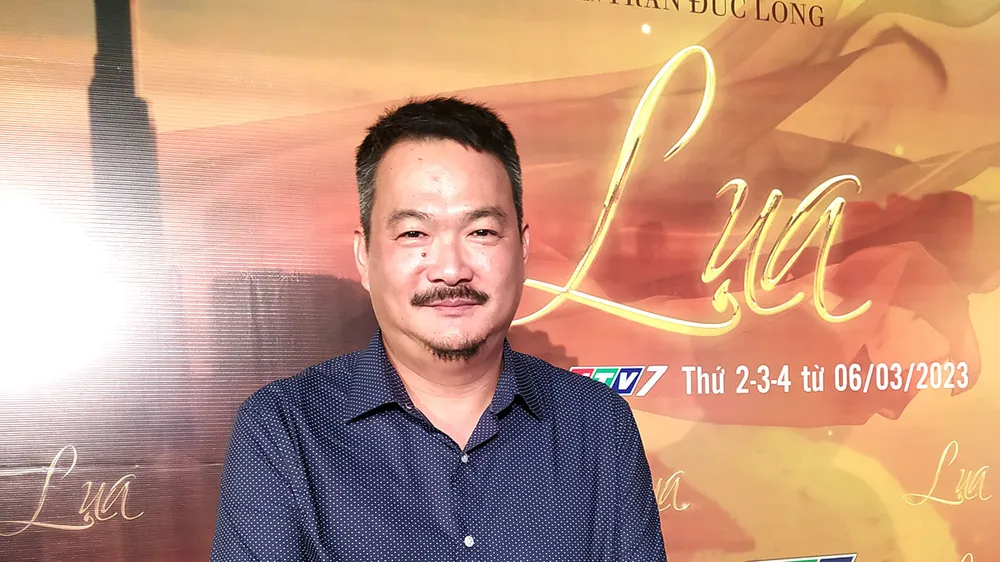 Đạo diễn Phạm Việt Phước tại buổi ra mắt phim Lụa