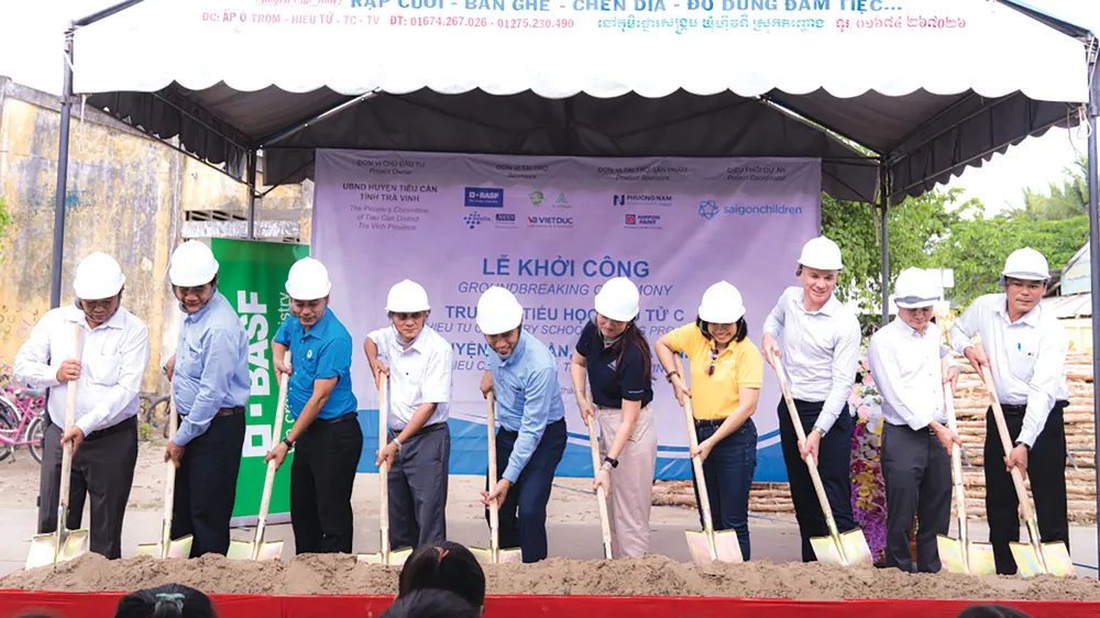 BASF Việt Nam và đối tác chung tay cải tạo ngôi trường thứ 7