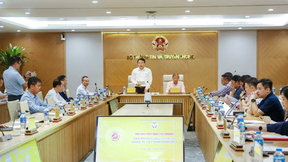 Toàn cảnh lễ phát động giải thưởng. Ảnh: PV/Vietnam+