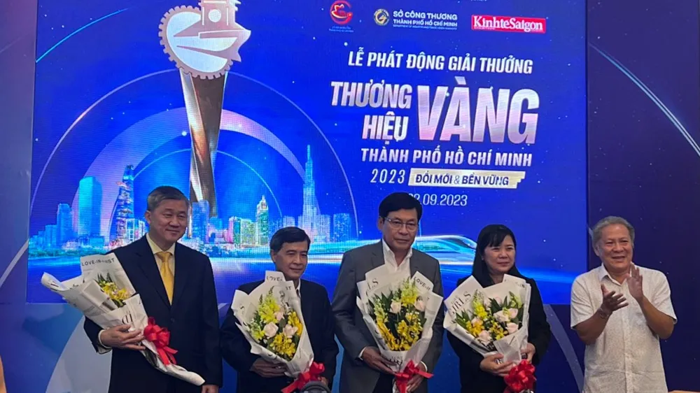 Phát động giải thưởng Thương hiệu vàng TPHCM năm 2023