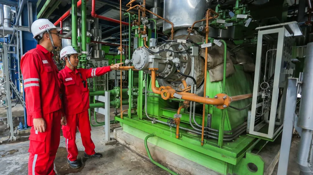 Bên trong Nhà máy Nhiệt điện khí Nhơn Trạch 2 tại Nhơn Trạch (Đồng Nai) do PV Power vận hành