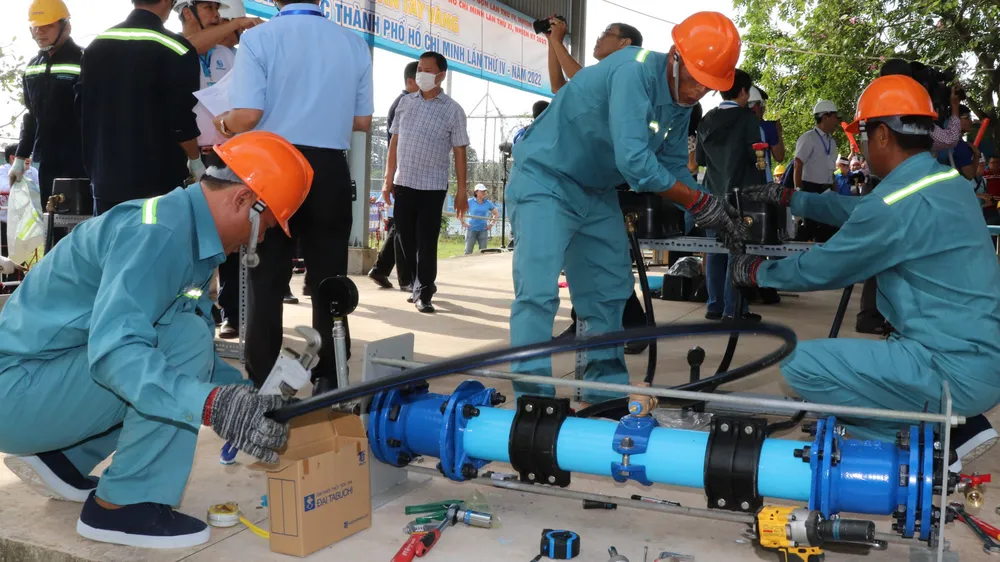 Hội thi “Bàn tay vàng công nhân ngành cấp nước TPHCM”