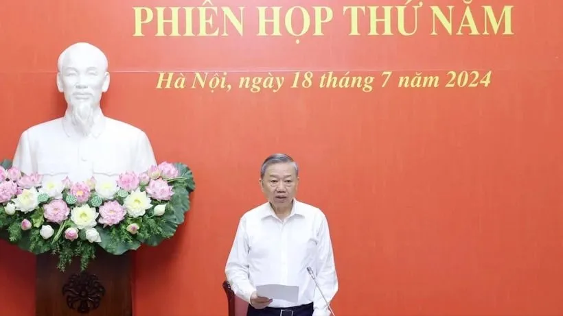Chủ tịch nước Tô Lâm chủ trì phiên họp thứ 5 Hội đồng Quốc phòng và An ninh