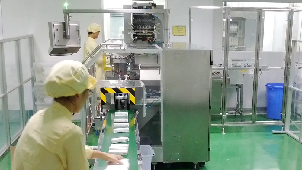 Một góc nhà máy TPCN có quy trình không sinh bụi, không tiếp xúc, hệ thống quản lý hiện đại của Savipharm.