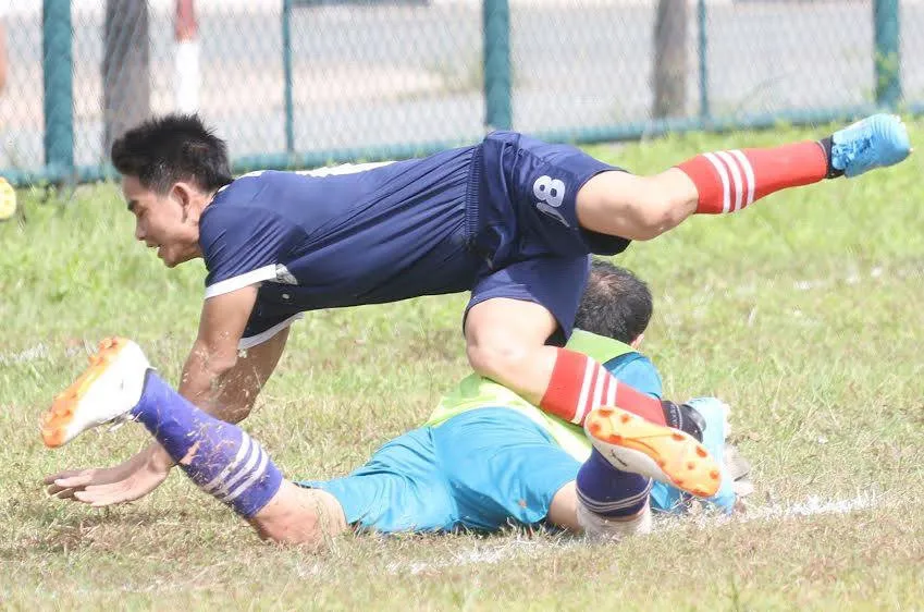 Dù là giải phong trào nhưng giải tạo được tiếng vang và thu hút nhiều đội mạnh tham dự. Ảnh: Cao Tường