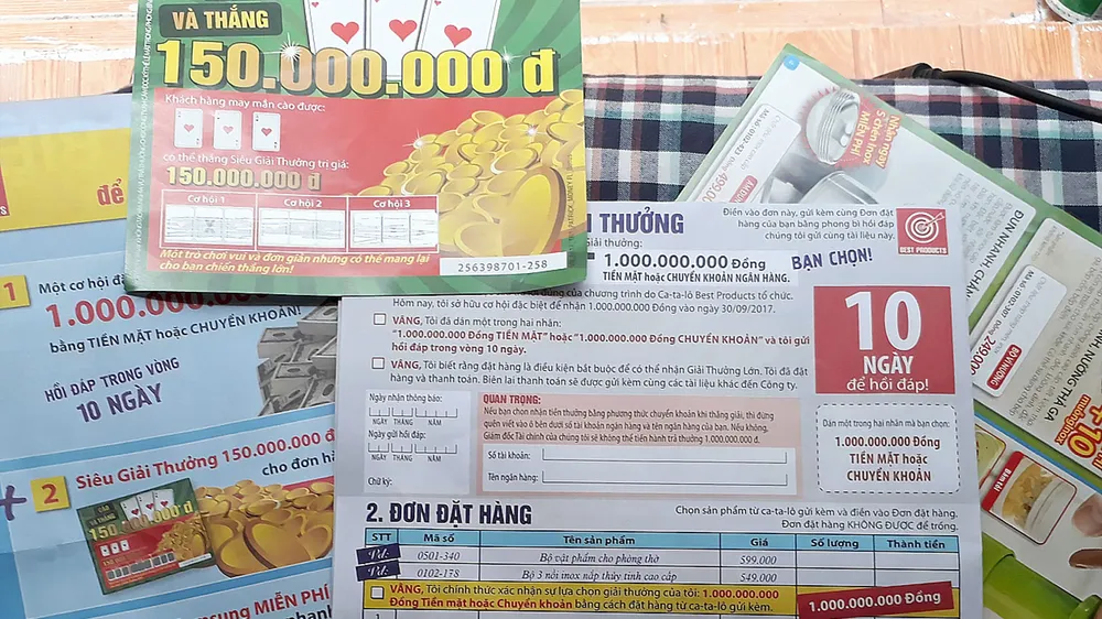 Mồi nhử trúng thưởng 1 tỷ đồng