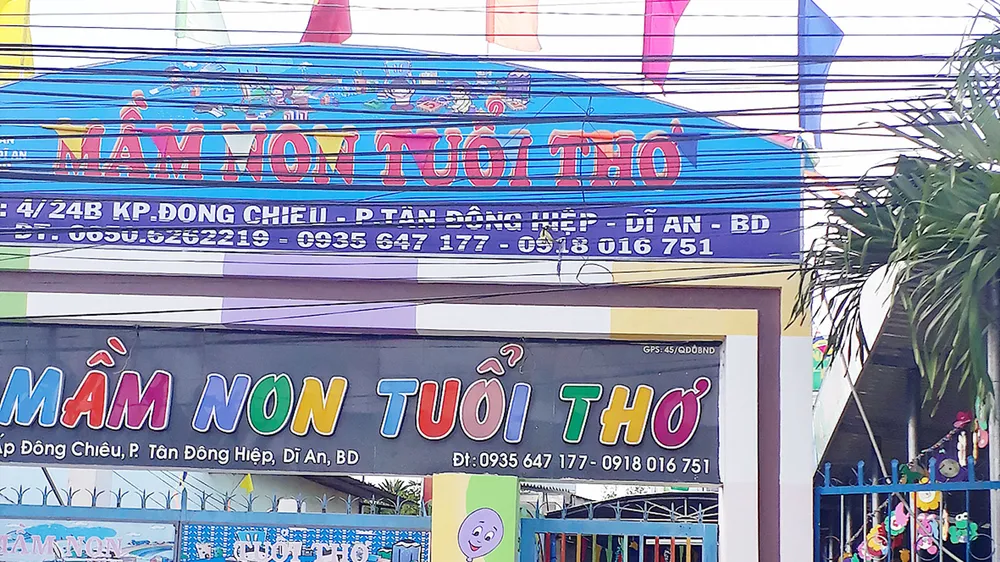 Bất an nhóm trẻ tư thục