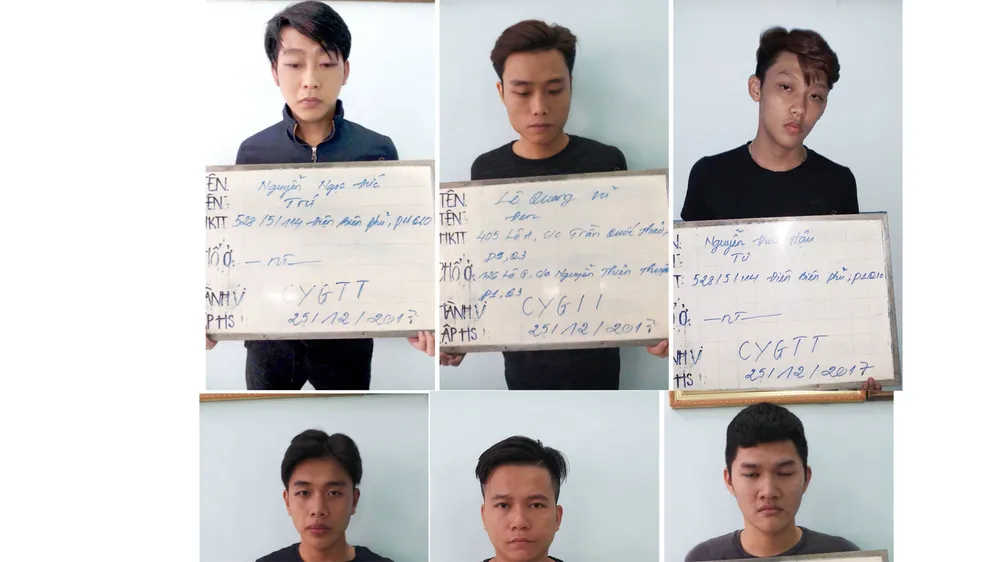 Bắt nhóm thanh niên xông vào trụ sở Công an TPHCM đánh con nợ