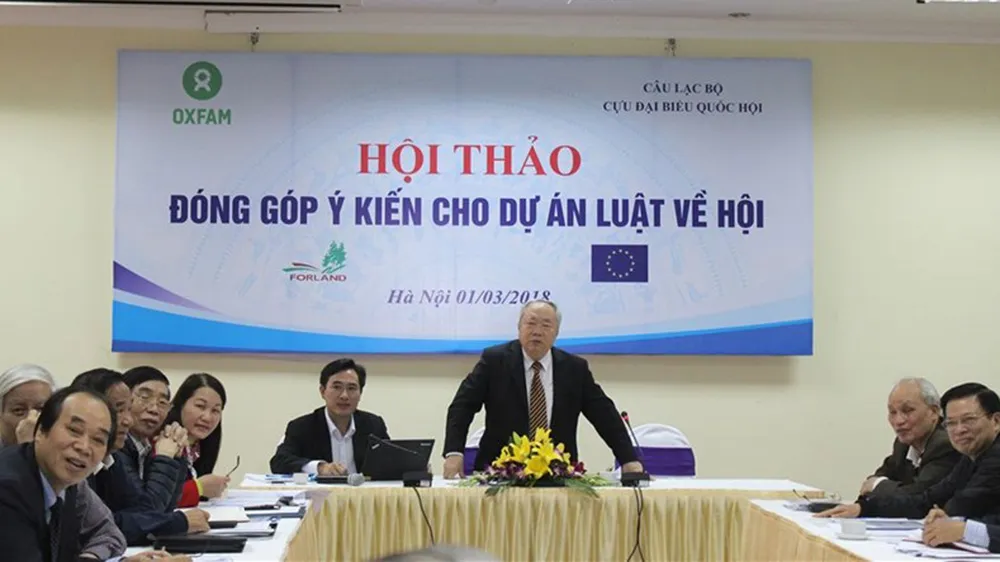 Dự thảo Luật về Hội mới chú trọng quản lý nhà nước