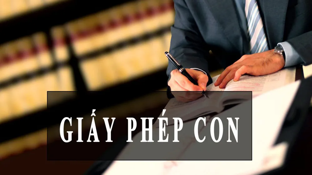 Giấy phép con?
