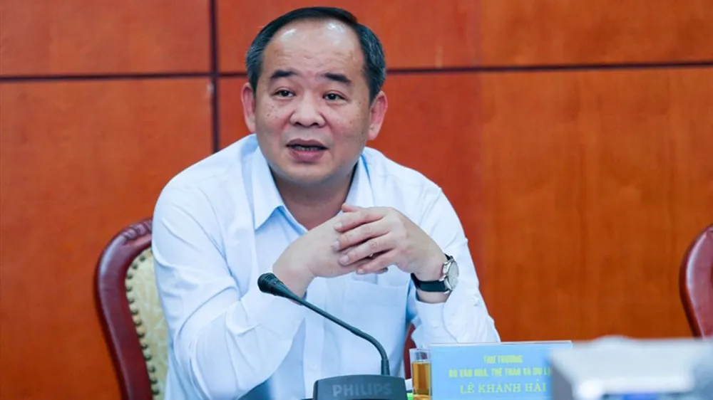 Thứ trưởng Lê Khánh Hải.Ảnh: Bộ VHTTDL