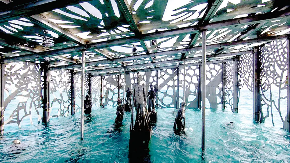 Triển lãm nghệ thuật đại dương độc đáo tại Maldives 