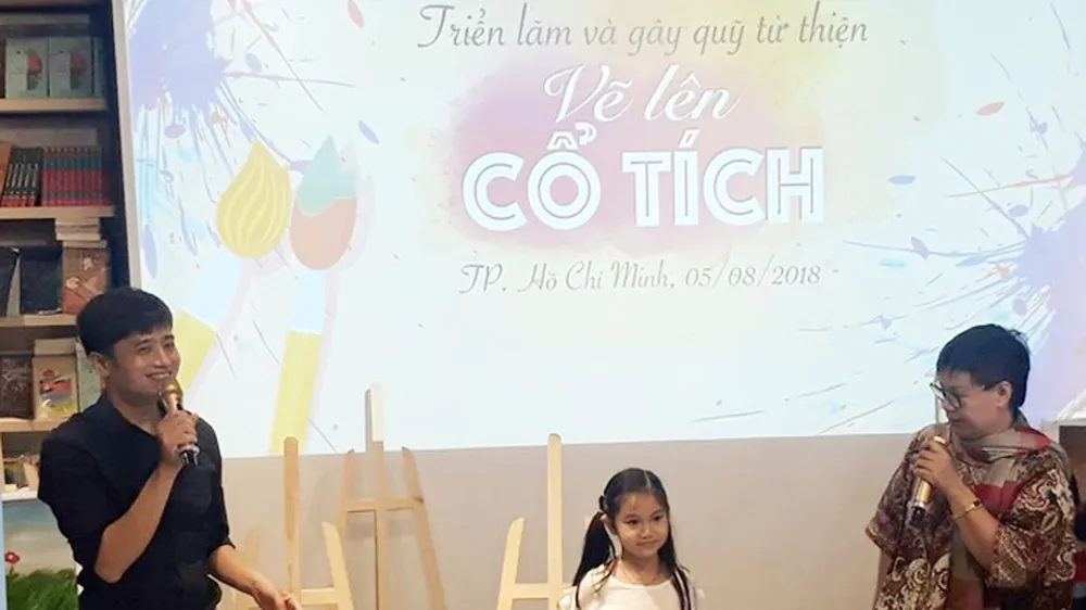Hơn 30 triệu đồng từ hoạt động “Vẽ lên cổ tích”