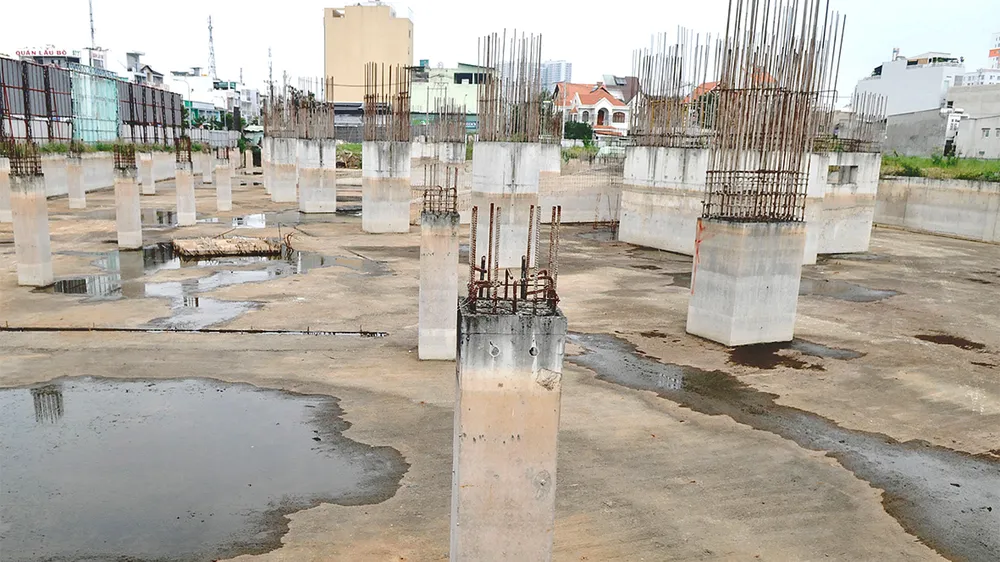 Dự án Vạn Hưng Phát, quận 8. Ảnh: CAO THĂNG