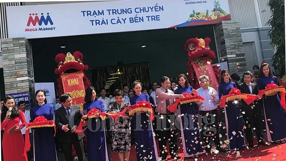 Trạm trung chuyển trái cây Bến Tre đi vào hoạt động