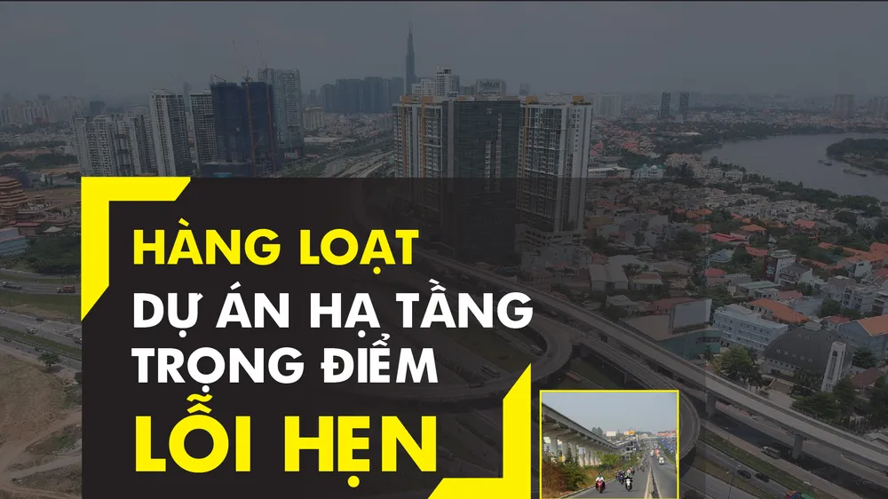 Hàng loạt dự án hạ tầng trọng điểm lỗi hẹn