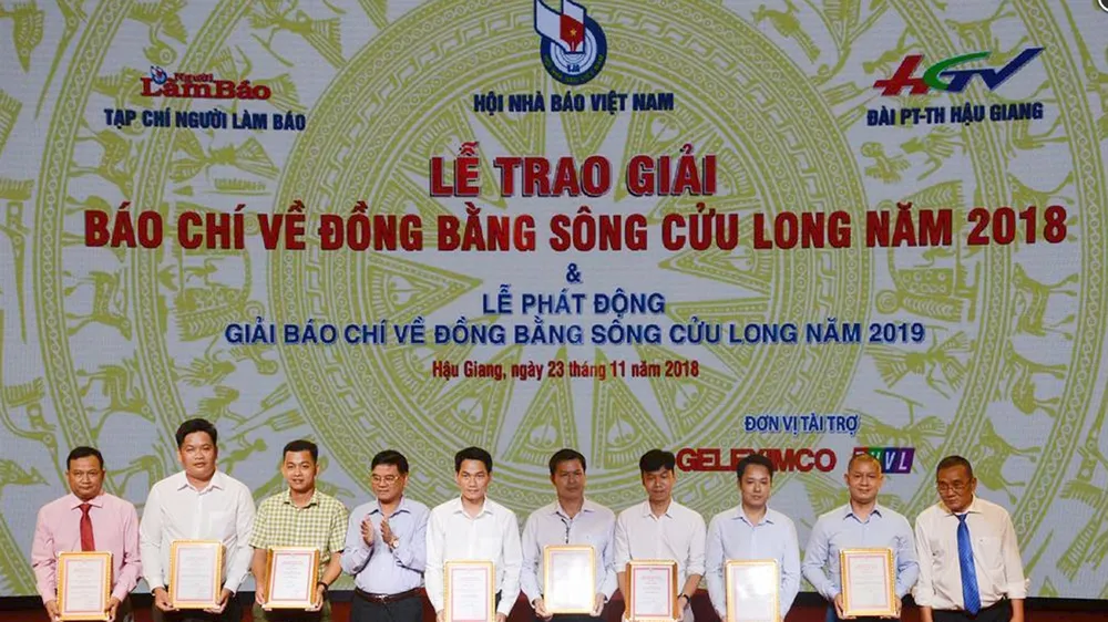 Trao Giải báo chí về ĐBSCL năm 2018