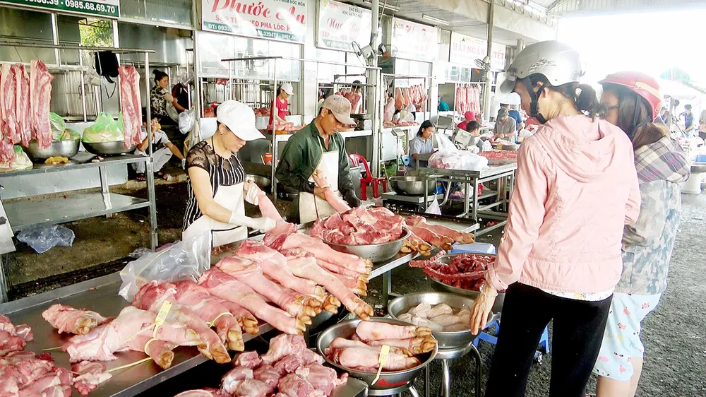 Chợ đảm bảo vệ sinh an toàn thực phẩm của TPHCM