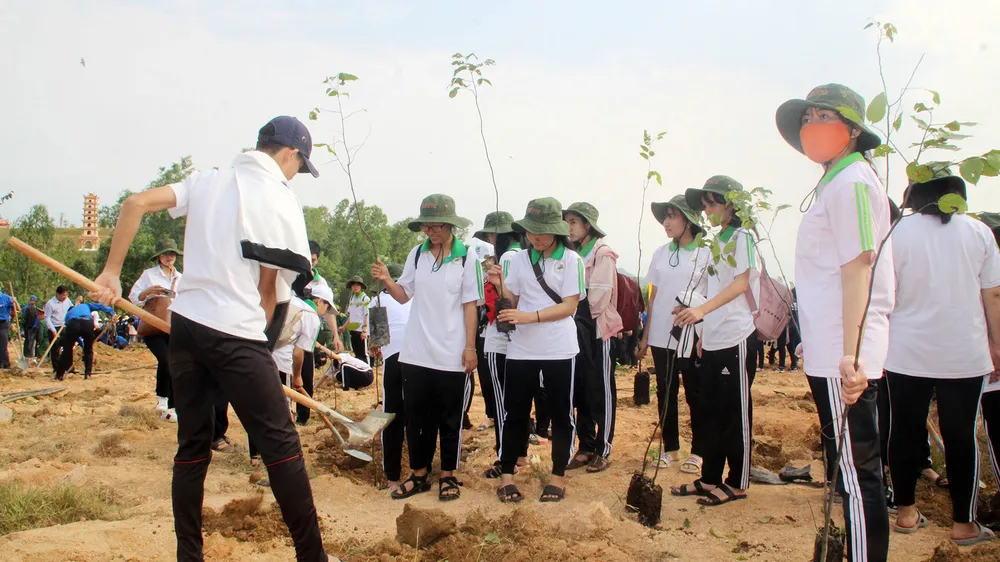 Trường học hưởng ứng Tết trồng cây năm 2020