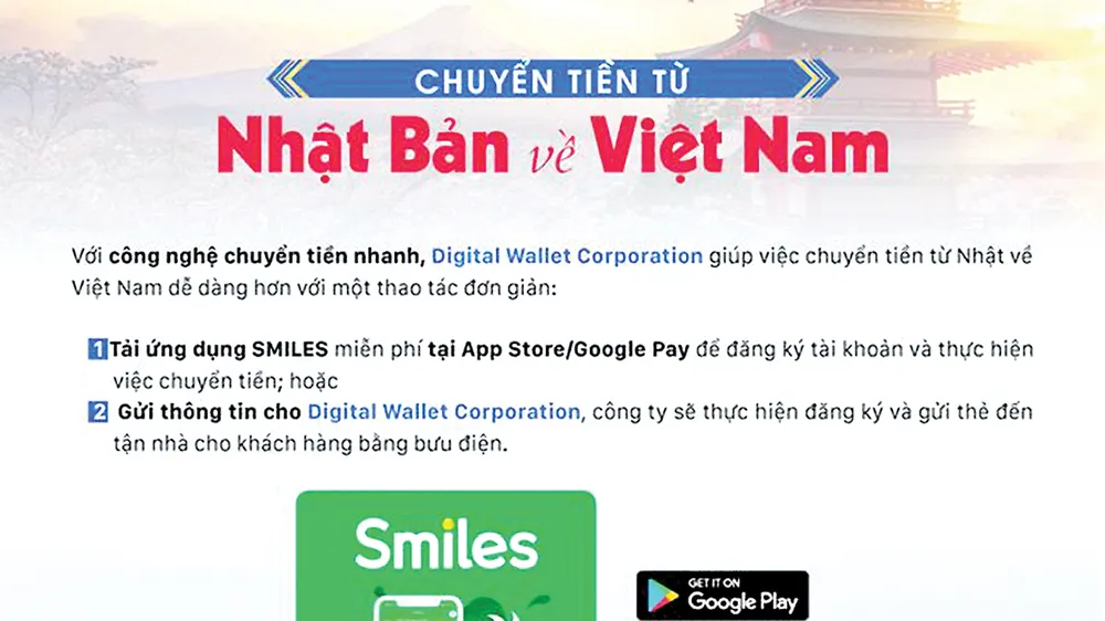 SCB & Công ty Digital Wallet Corporation chính thức hợp tác chuyển tiền từ Nhật Bản về Việt Nam