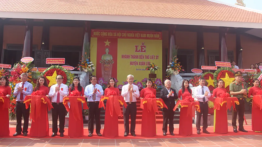 Khánh thành Đền thờ Liệt sĩ huyện Xuân Lộc, Đồng Nai