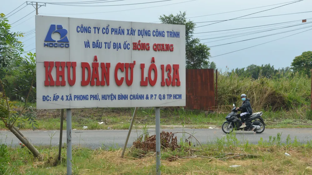 Sau nhiều năm triển khai, KDC 13A vẫn xập xệ, hoang vắng