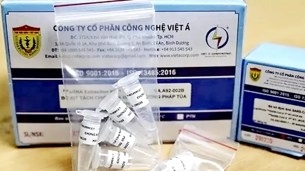 Bộ kit test Covid-19 của Công ty Việt Á
