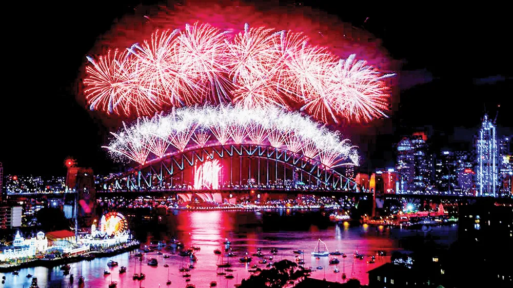 "Ngắm Sydney tỏa sáng" là tên chương trình bắn pháo hoa đón năm mới ở Sydney, Australia