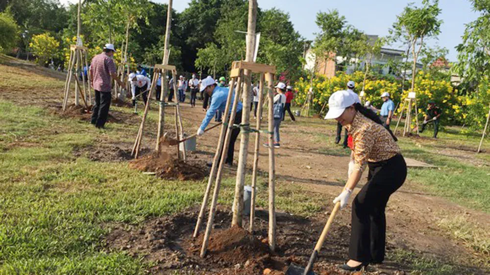 TPHCM triển khai trồng 10 triệu cây xanh