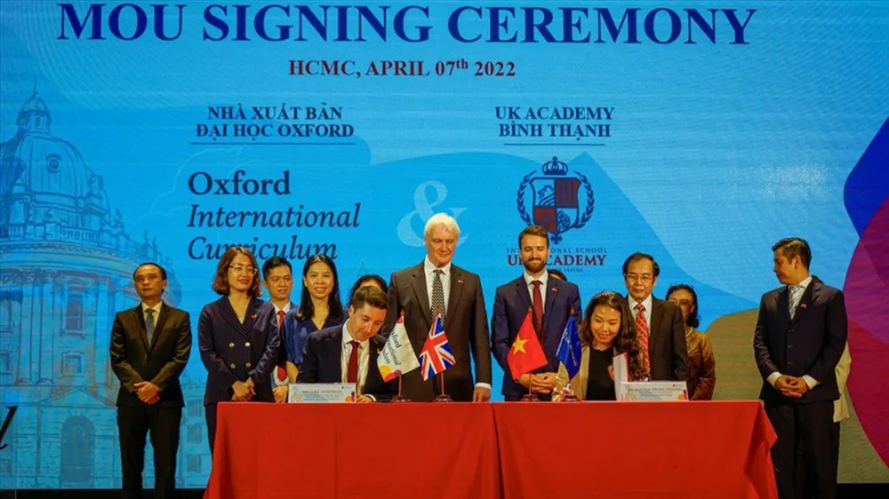 Triển khai Chương trình phổ thông quốc tế Oxford tại 7 tỉnh, thành