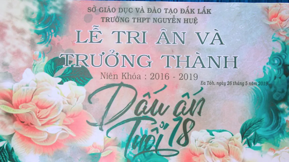 Mùa tri ân dành cho học sinh cuối cấp