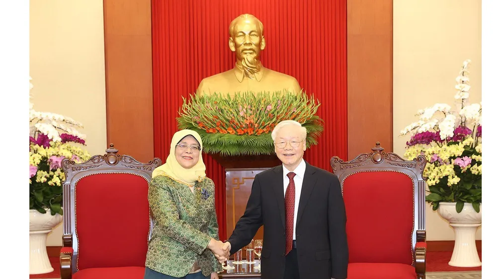 Xây dựng “Quan hệ Đối tác kinh tế số - kinh tế xanh Việt Nam - Singapore”