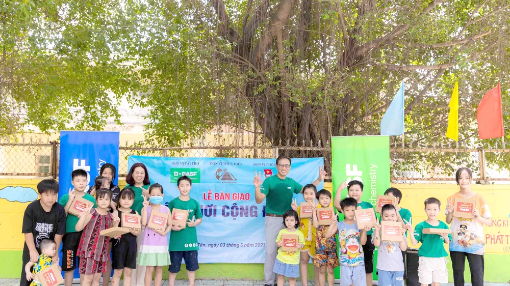 BASF Việt Nam và Think Playgrounds ra mắt sân chơi cộng đồng thứ 7