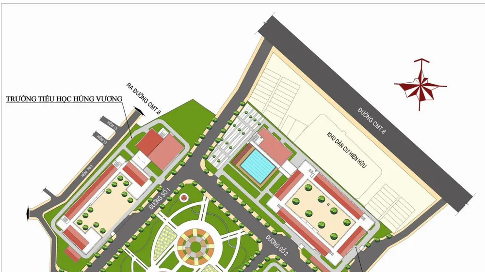 Quy hoạch xây dựng cụm trường học tại khu đất công trình công cộng ở phường 6, quận Tân Bình, TPHCM