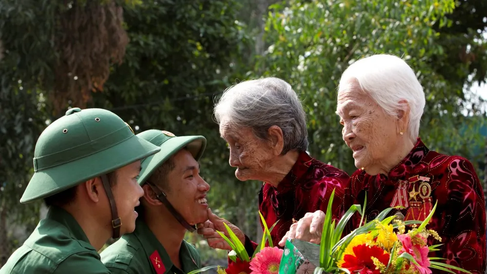 Một tác phẩm trưng bày tại triển lãm
