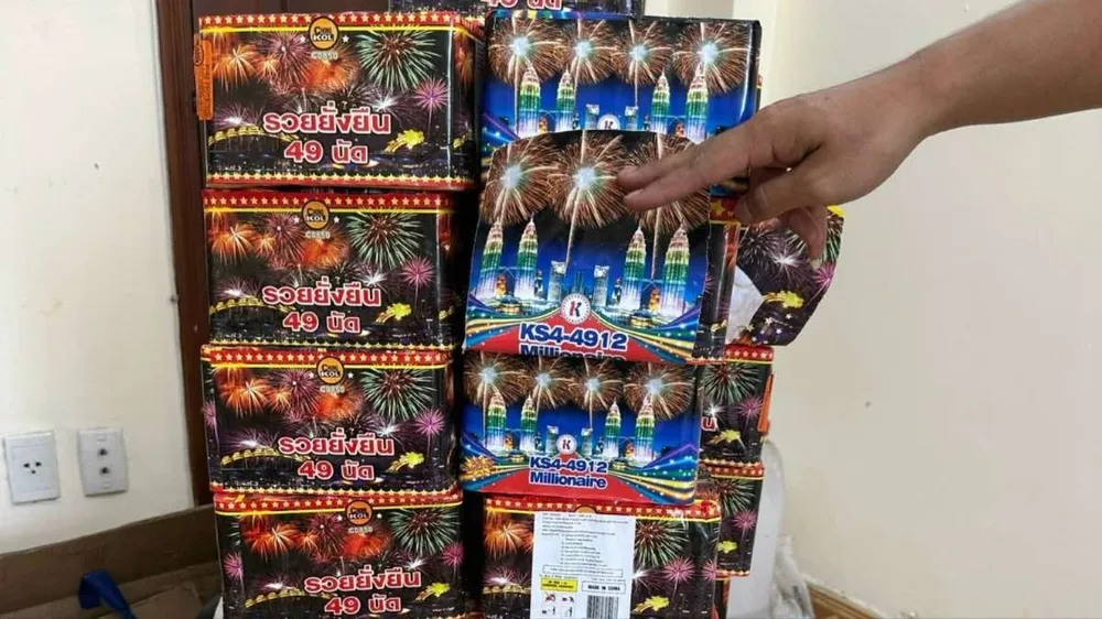 Phát hiện hơn 40kg pháo hoa nổ mua bán trái phép