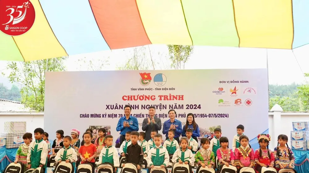 Co.opmart đồng hành cùng “Hành trình trái tim xanh Vĩnh Phúc” lần thứ 18