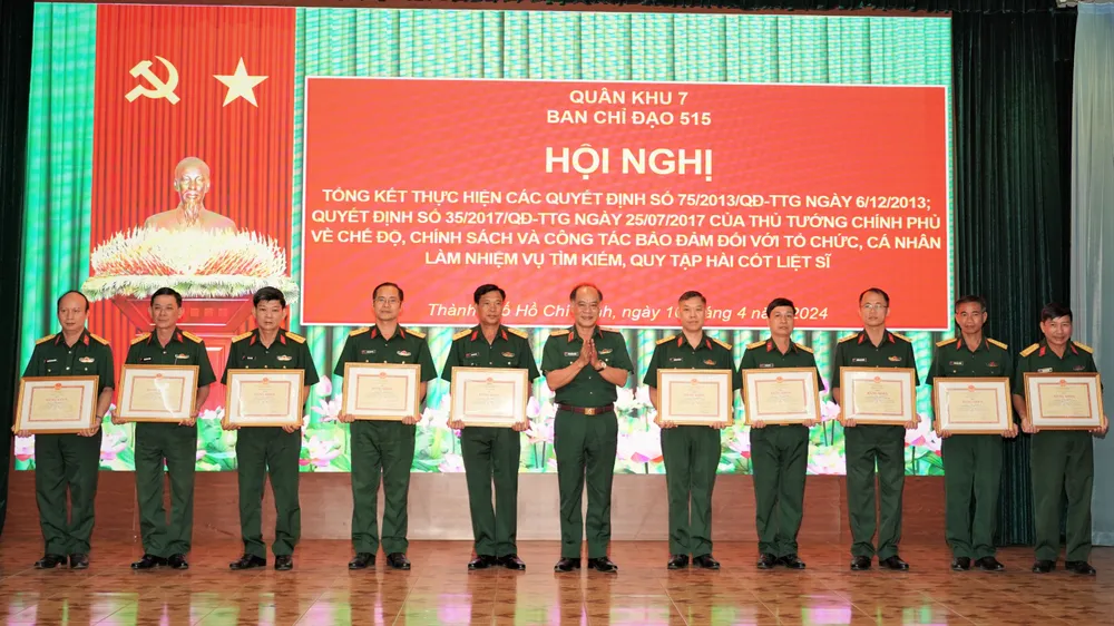 Bảo đảm chế độ, chính sách cho người làm nhiệm vụ tìm kiếm, quy tập hài cốt liệt sĩ